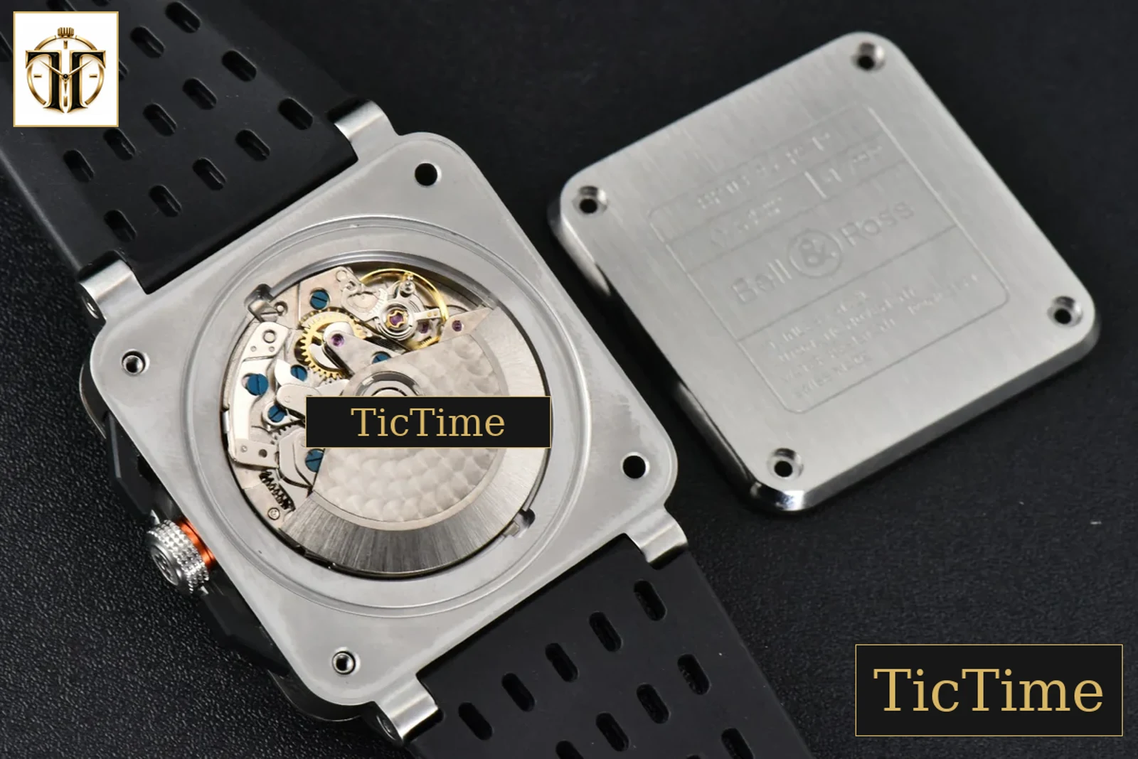Vintage 03-94 Chronograph 42mm BRF Stainless steel Black Rubber Strap — foto 18