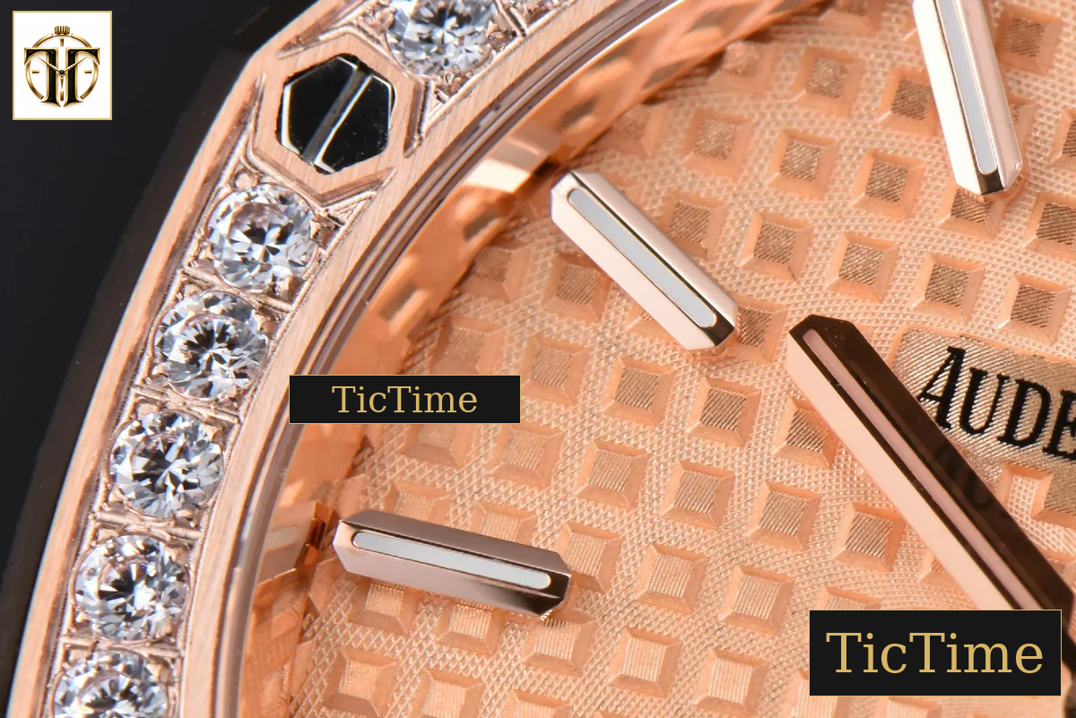 Royal Oak Ladies 67651OR 33mm ZF RG Diamond RG Dial RG Bracelet Quartz — foto 7