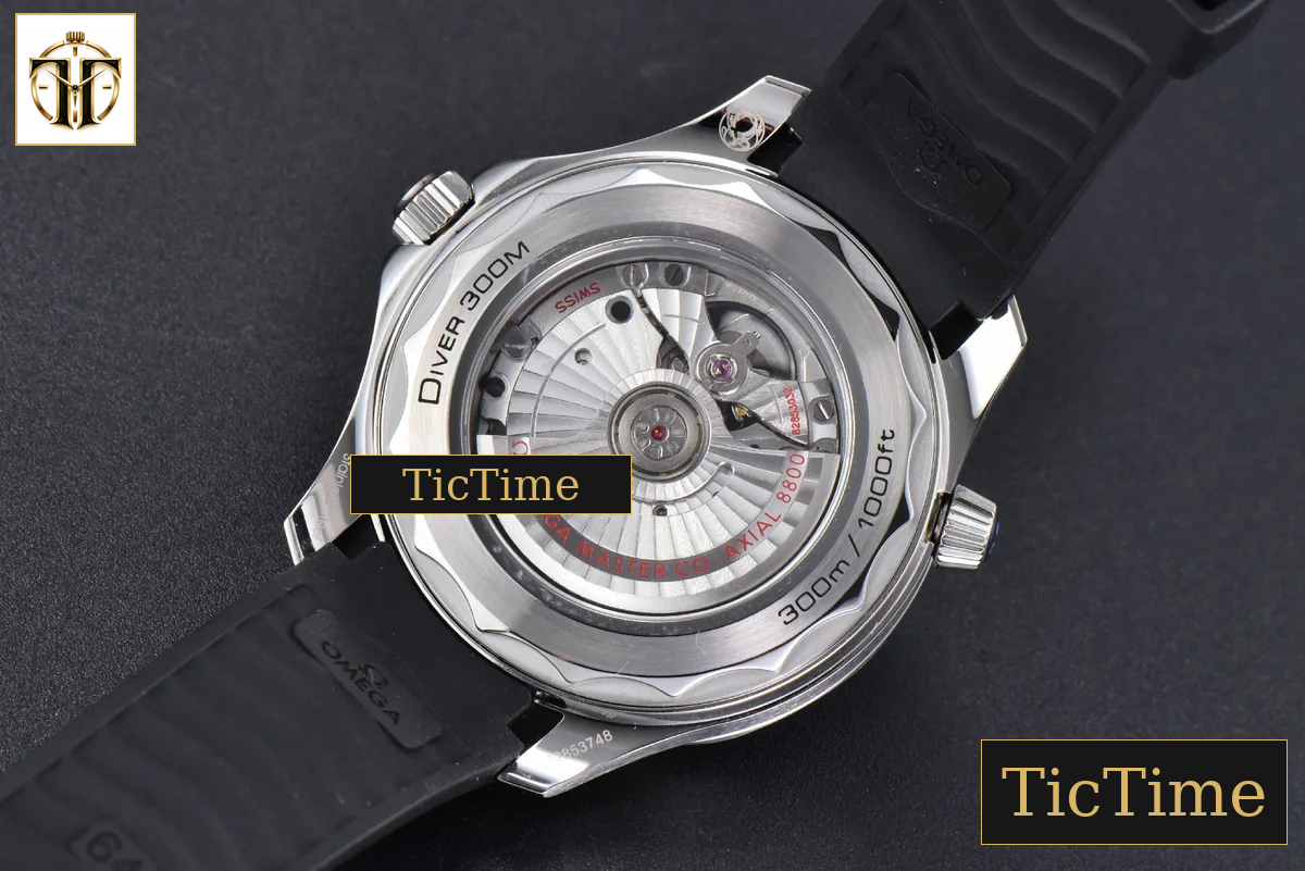 Seamaster Diver 300M 42mm ZF Black Ceramic Black Dial Black Rubber Strap A8800 — foto 15
