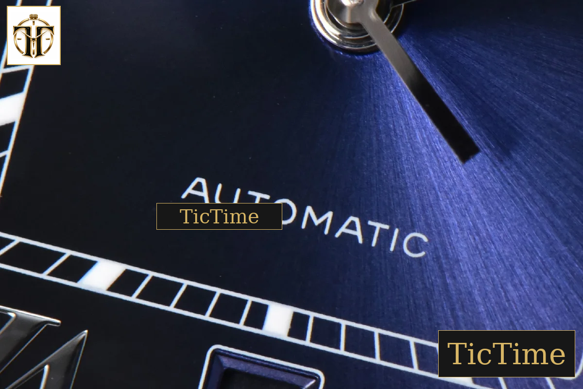 Santos Large 40mm GF Blue Dial Black Rubber Strap Miyota 9015 — foto 6