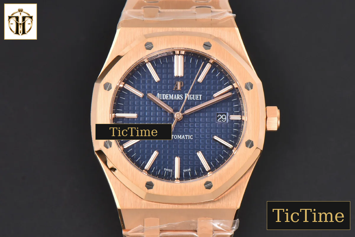Royal Oak 15400 41mm ZF RG Blue Textured Dial RG Bracelet SA3120 — foto 2