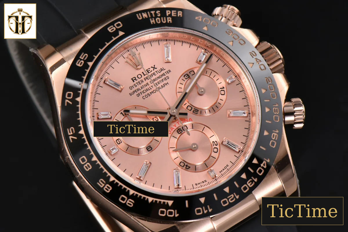Daytona 116515 BTF RG Ceramic RG Dial RG Subdial Oysterflex Strap SA4130 — foto 12