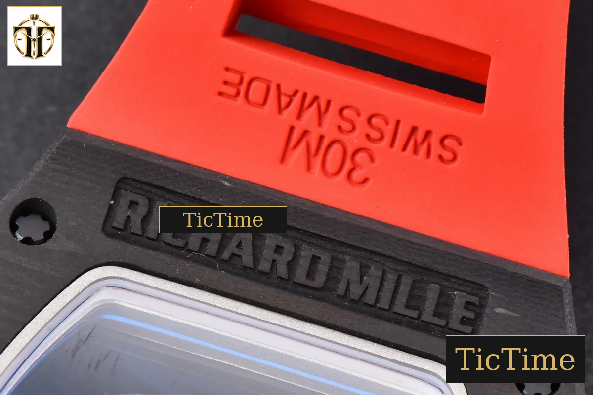 NTPT RM055 42.7mm BBRF Red Skeleton Dial Red Rubber Strap RMUL2 — foto 24