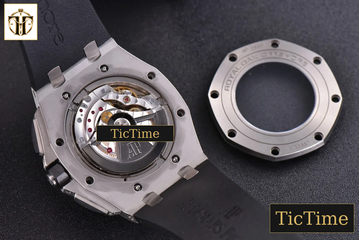 Royal Oak Offshore 44mm JF Black Ceramic Panda Dial Rubber Strap V2 A3126 — foto 20