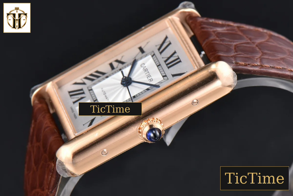 Tank Solo XL Automatic 31mm x 41mm AF RG Brown Leather Strap 9015 — foto 9