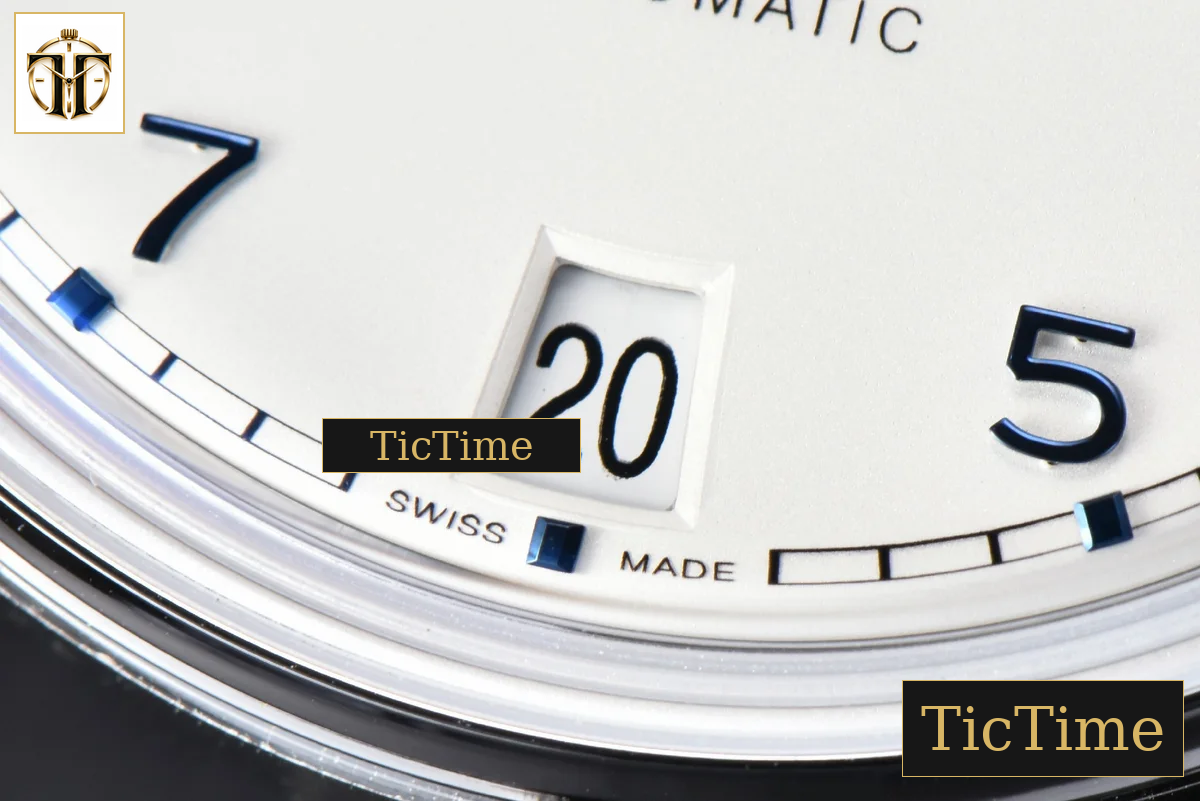 Portugieser Automatic 7 Days IWC0559A 42mm APSF SS White Dial Blue Numeral Markers Black Leather Strap A52010 — foto 8