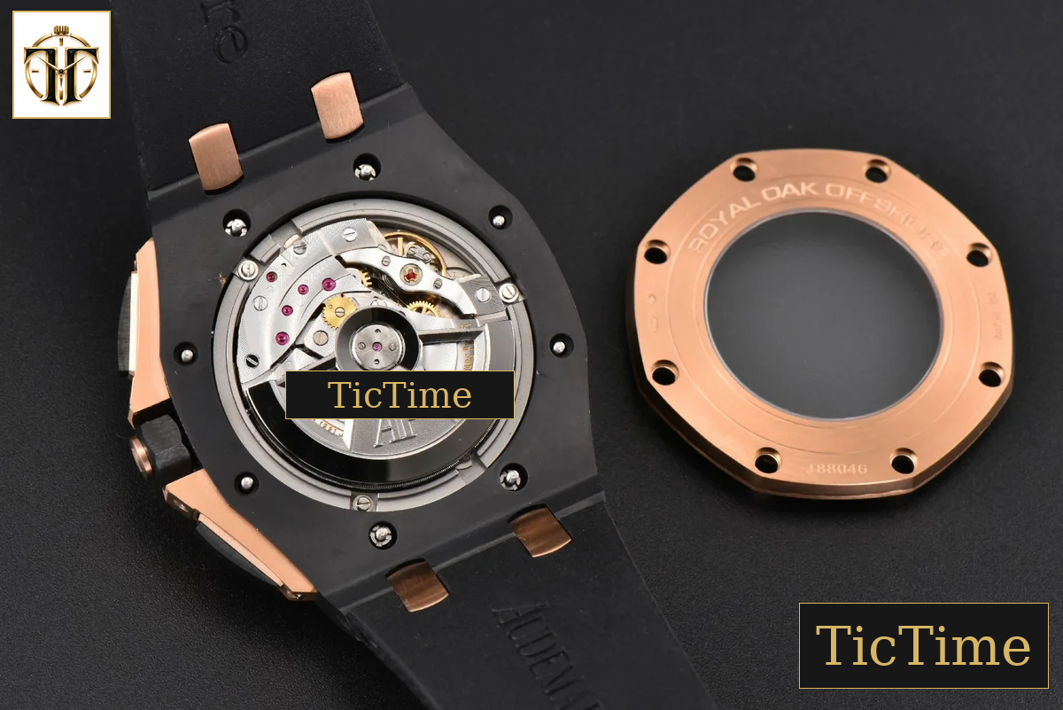 Royal Oak Offshore 26405 44mm RSF RG Gray Dial Silver Subdial Black Rubber Strap A3126 — foto 18