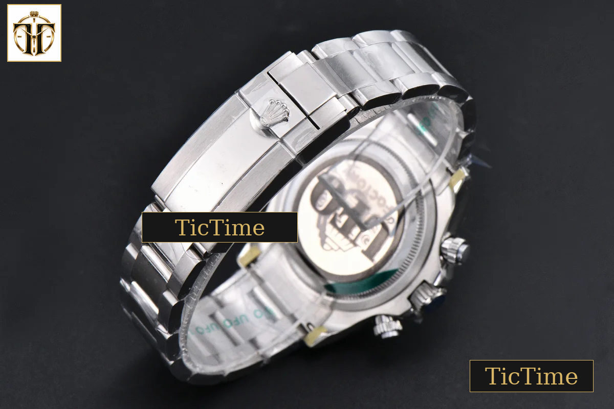 Daytona Panda UFO 904L 126500 40mm UF White Dial SS Braclet Free Sprung UF4131 — foto 35