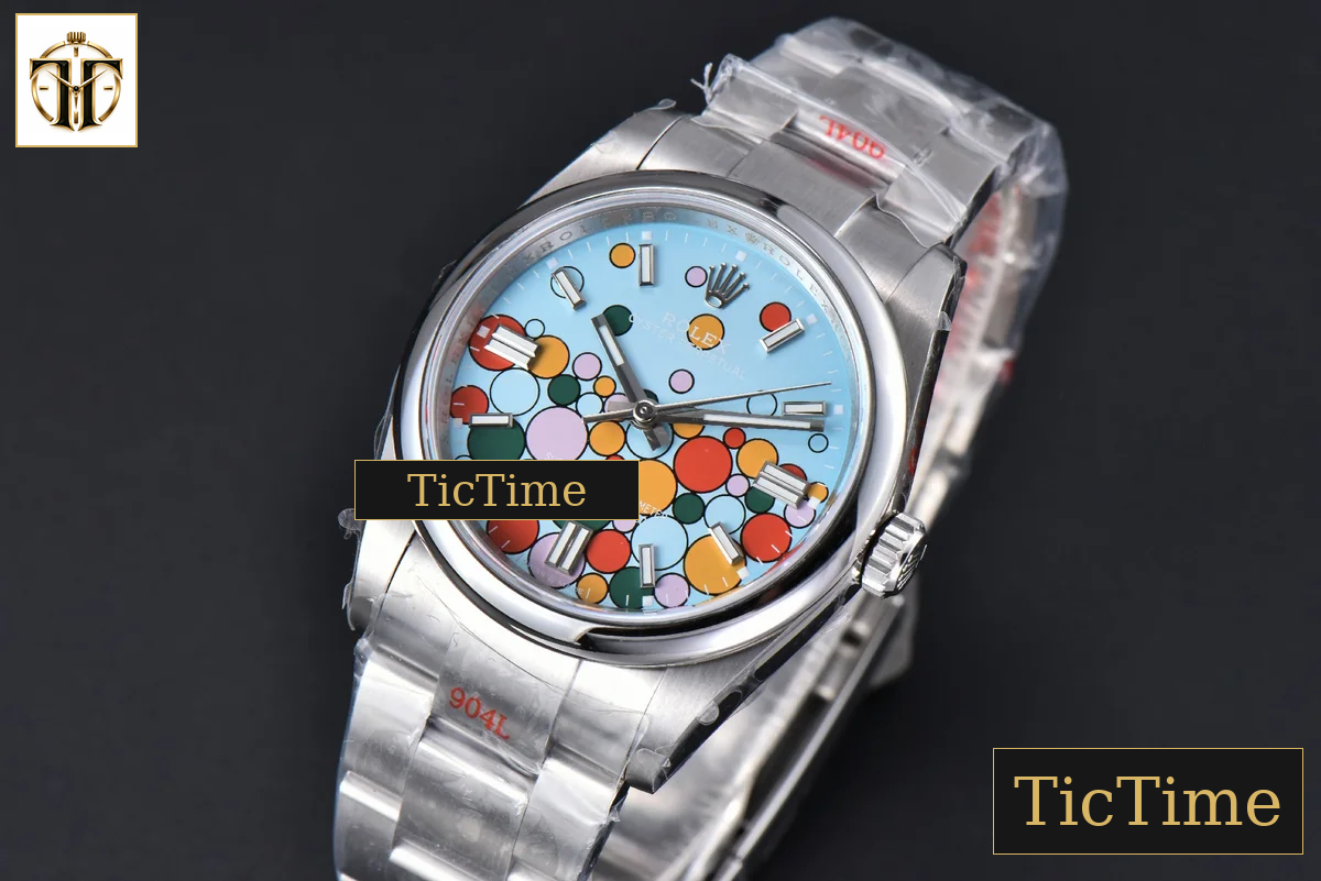 Oyster Perpetual 904L Smooth Bezel 126000 36mm GMF Tiffany Ballon Blue Dial SS Bracelet VR3230 — foto 5