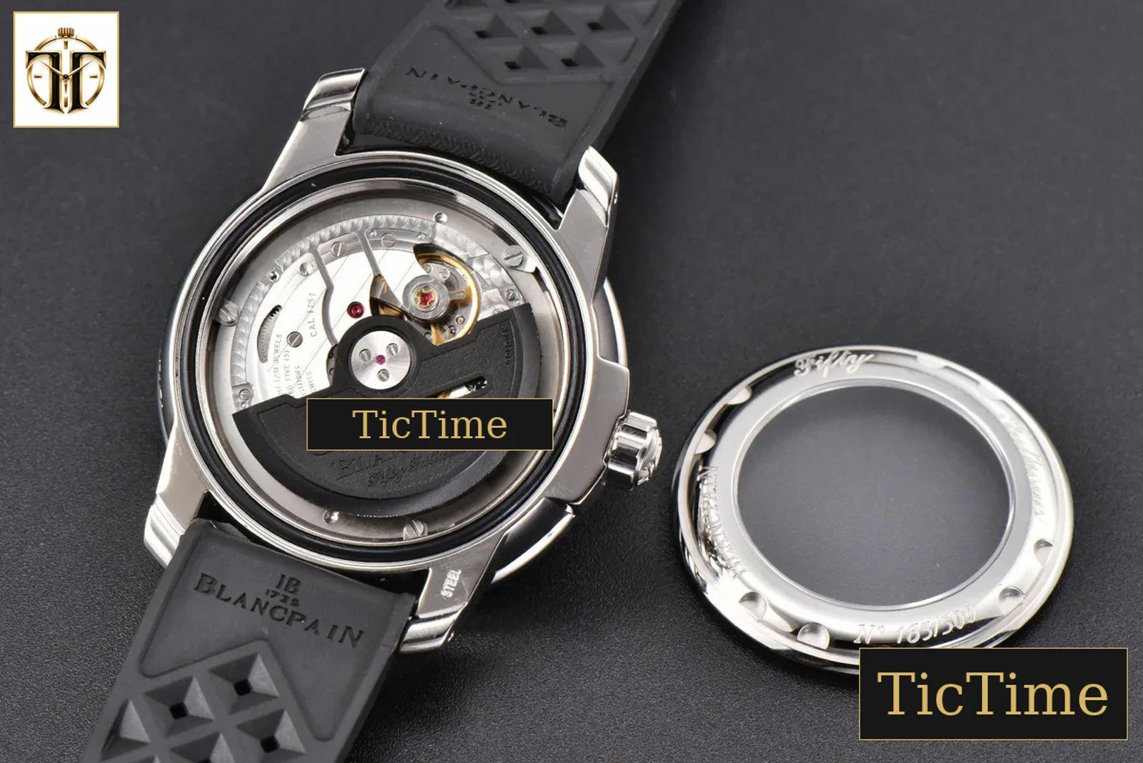 Fifty Fathoms ‘No Rad Only’ 5008E 40mm GSF Black Dial Black Rubber Strap A1151 — foto 18