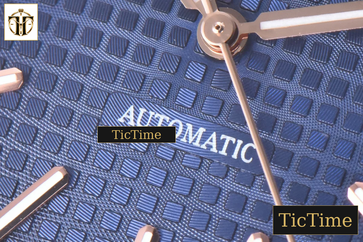 Royal Oak 15400 41mm IPF RG Blue Textured Dial RG Bracelet SA3120 — foto 8