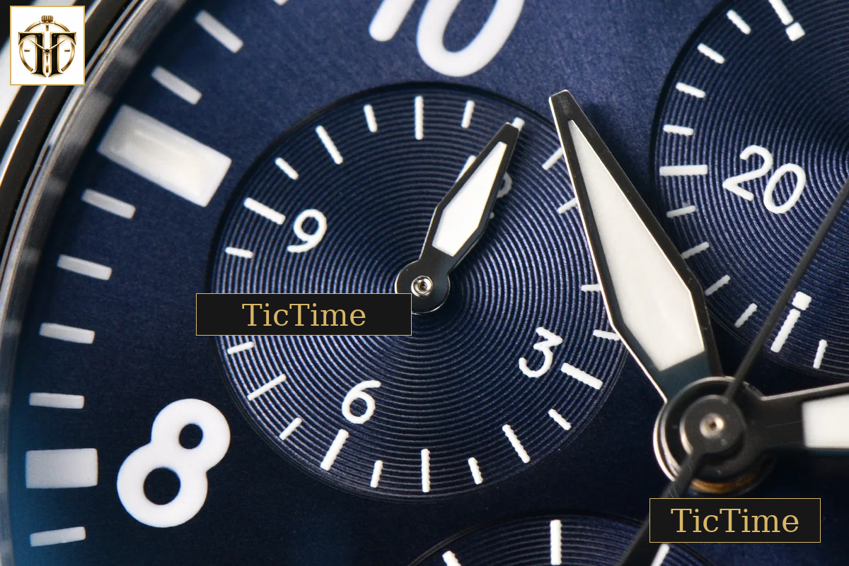 Pilot Chrono IW388102 41mm APSF Blue Dial SS Bracelet SA69385 — foto 7