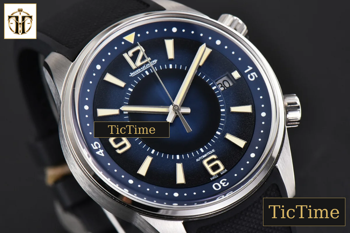 Polaris Geographic 42mm JQKF Blue Dial Black Rubber Strap A2824 — foto 11