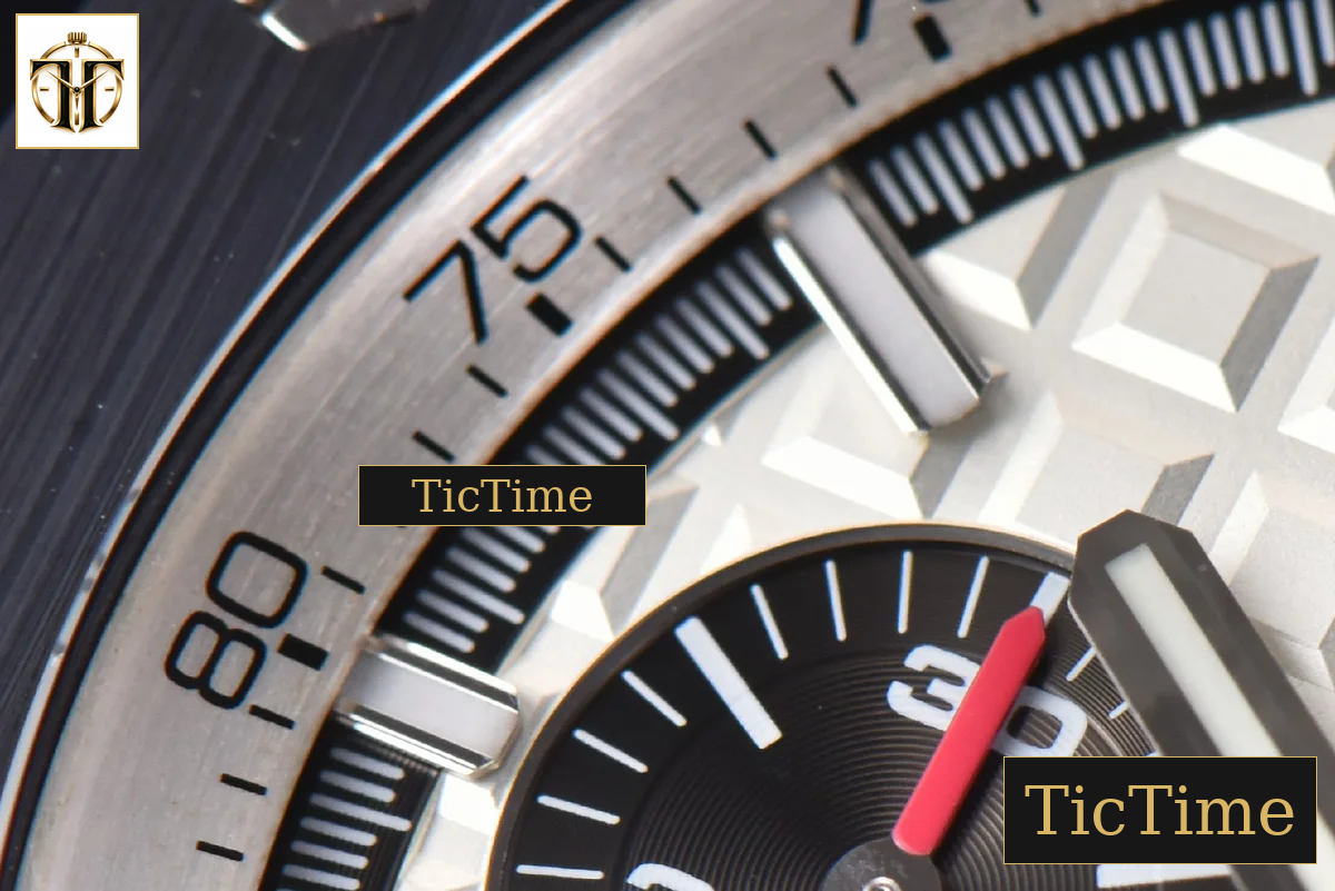 Royal Oak Offshore 44mm JF Black Ceramic Panda Dial Rubber Strap V2 A3126 — foto 5
