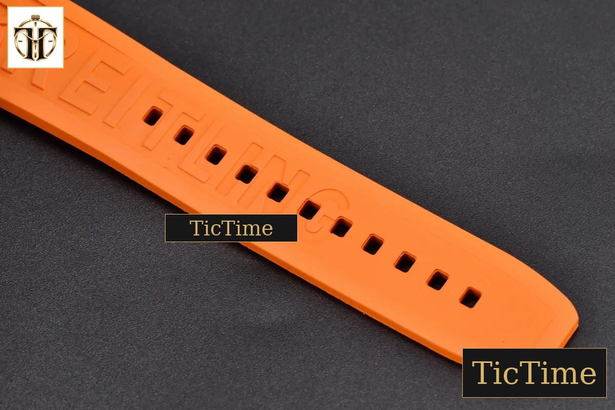 Endurance Pro 44mm OF Orange Chronometer Dial Orange Rubber Strap Swiss Quartz — foto 20