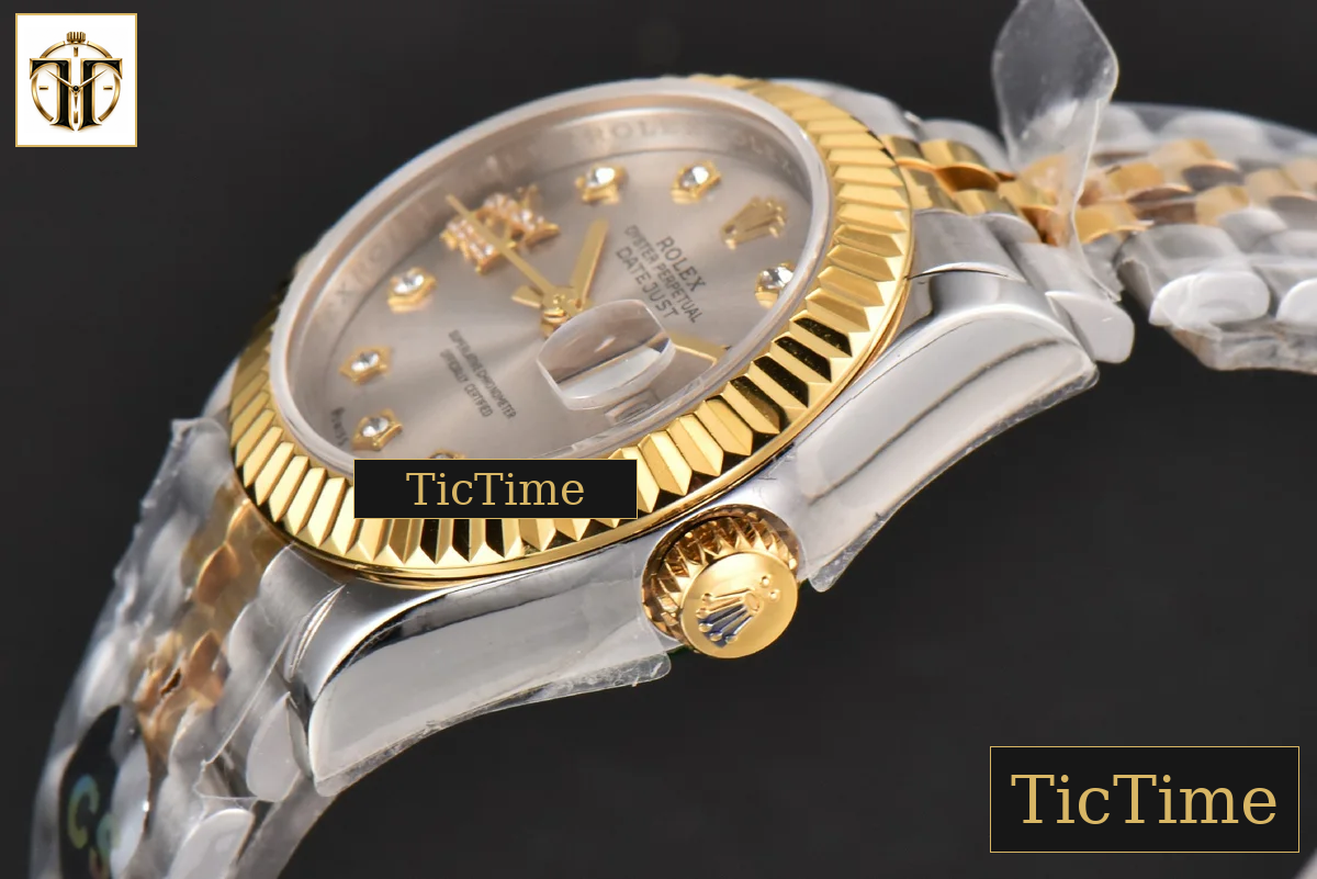 DateJust Ladies 28mm WF YG/SS Silver Dial Diamond Roma Marker Jubilee Bracelet A2236 — foto 12