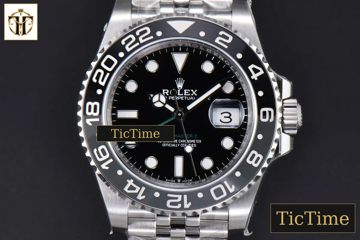 GMT Master II GRNR 126710 40mm ARF Black DIial Jubilee Bracelet DD3285 — foto 2