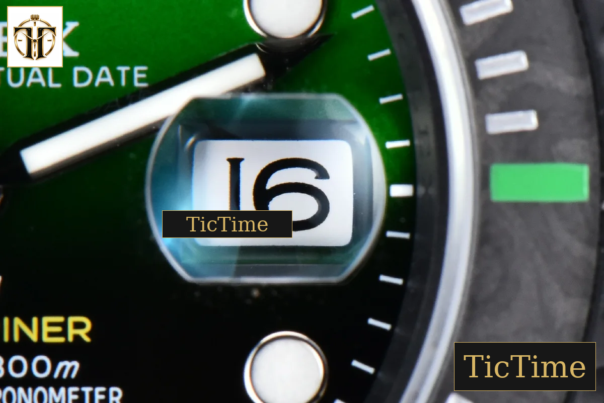 Submariner DIW DLC 41mm VSF Green Graduated Dial SS Bracelet VS3135 — foto 9