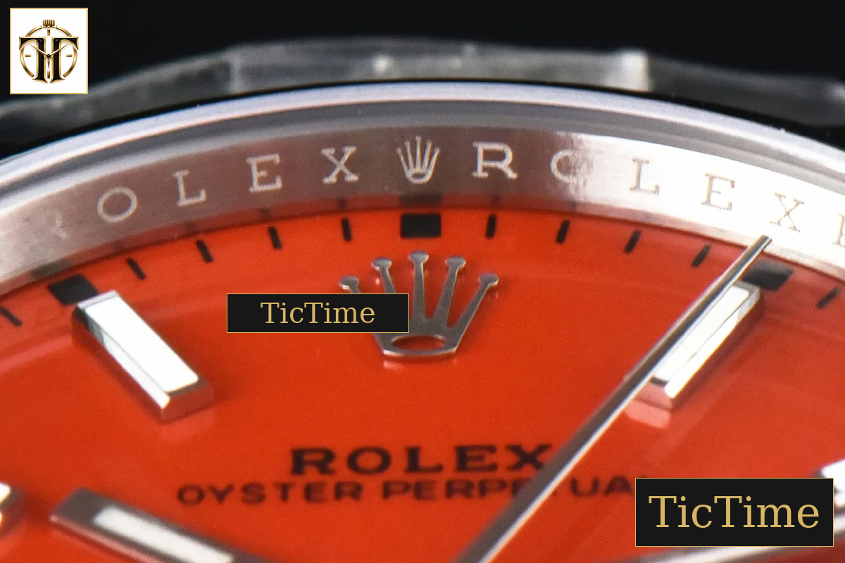 Oyster Perpetual 124300 41mm EWF Red Dial SS Bracelet A3230 — foto 12