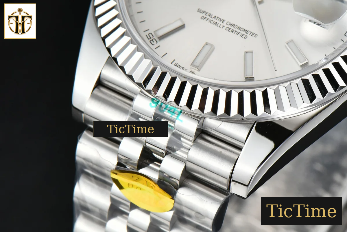 DateJust 126334 41mm ZF Silver Dial Jubilee Bracelet 2824 — foto 11