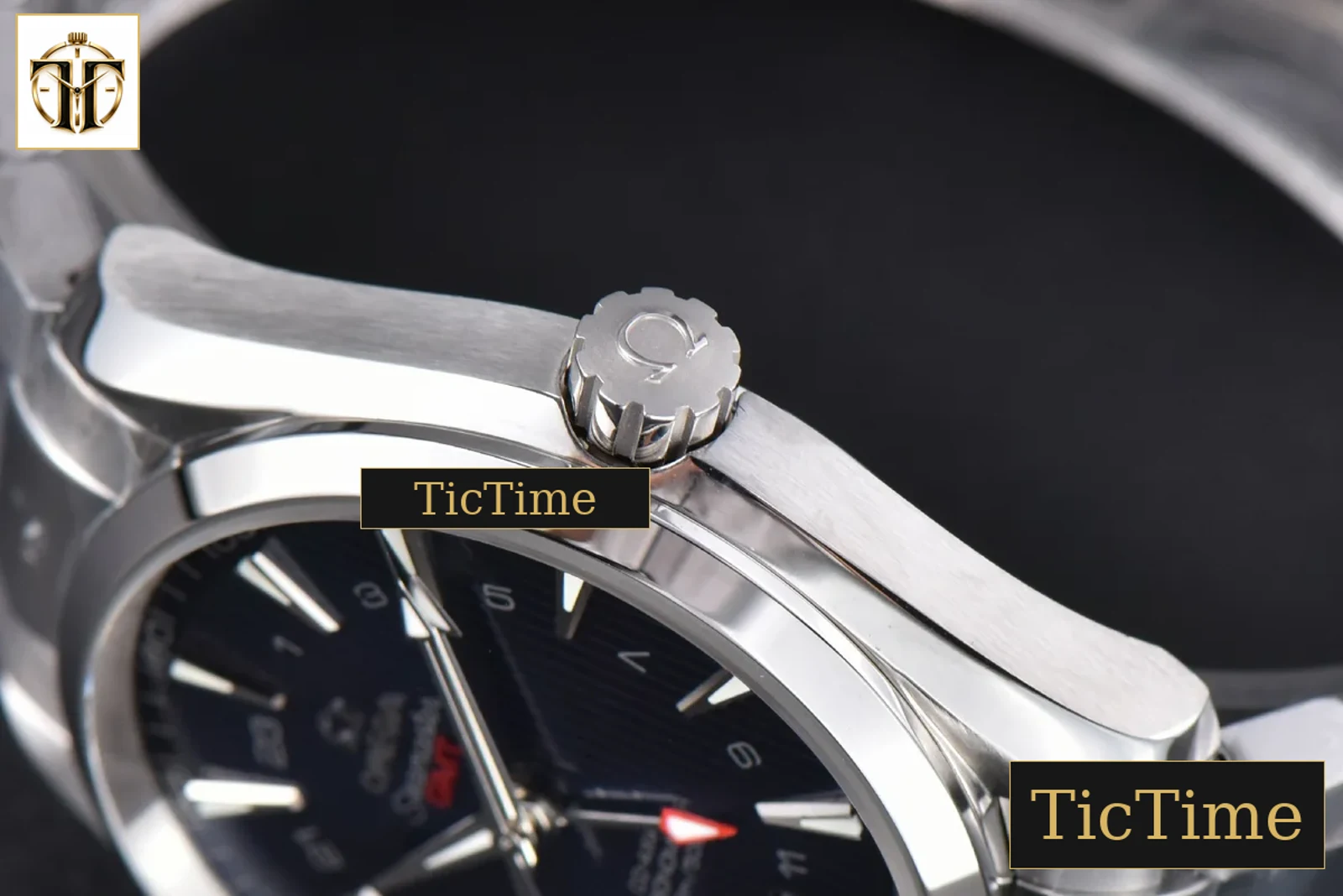 Aqua Terra 150M GMT 41.5mm VSF Blue Textured Dial SS Bracelet A8605 — foto 13