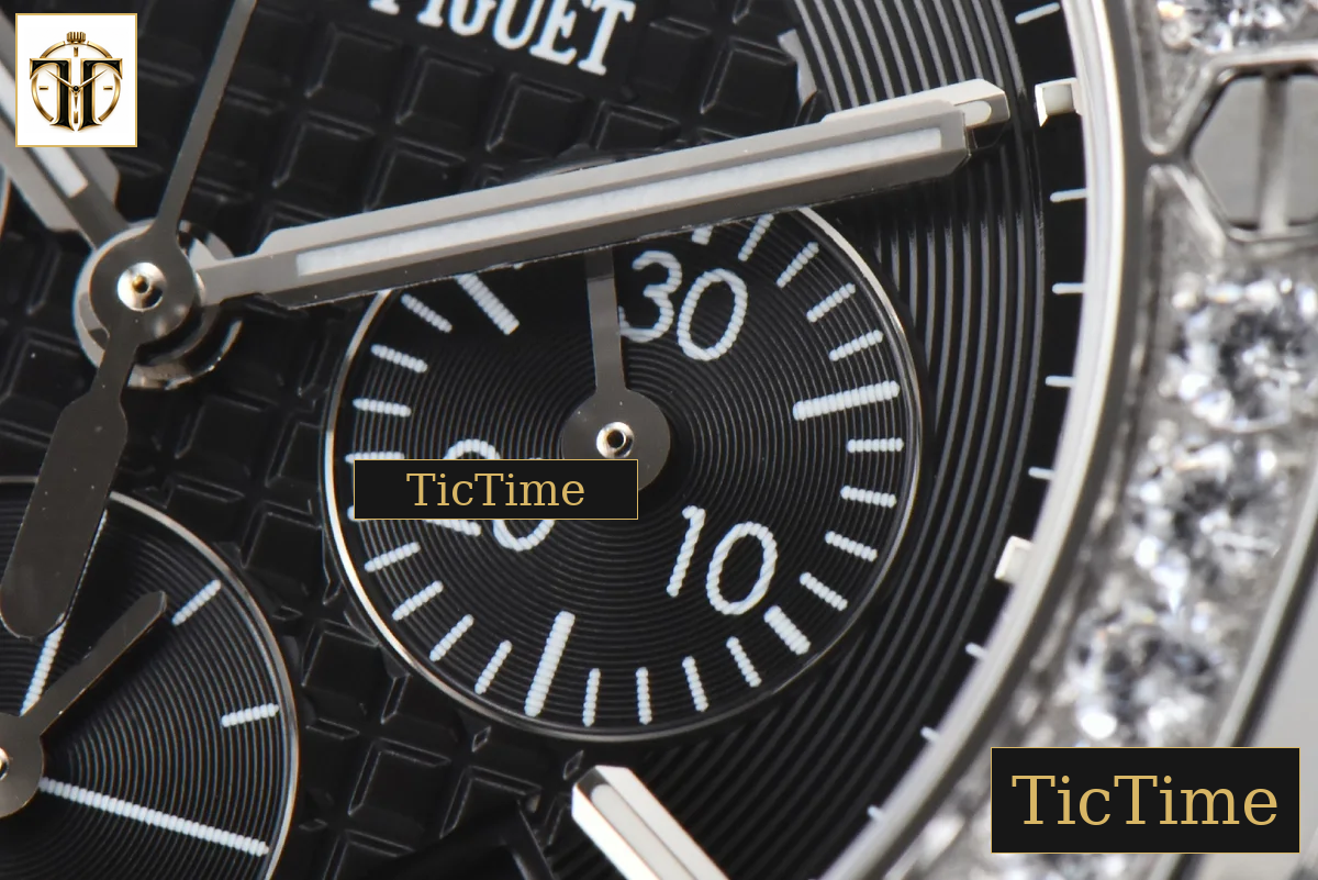 Offshore Ladies 26231ST 37mm RXWF Diamond Black Dial Black Subdial Black Rubber Strap Quartz — foto 6