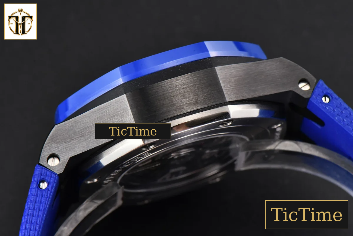 Royal Oak Offshore 26405 44mm RSF Ceramic Blue Dial Silver Subdial Blue Rubber Strap A3126 — foto 16