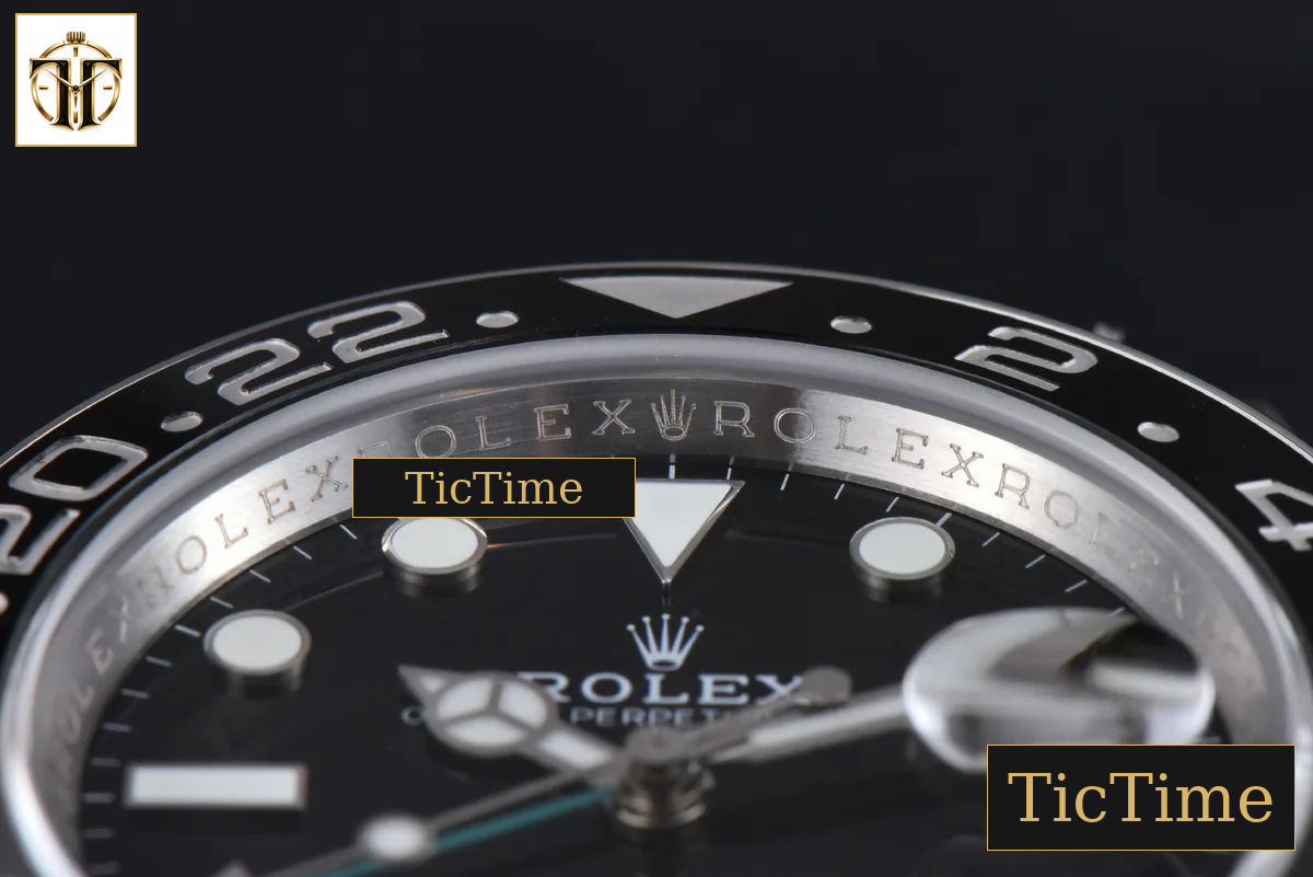 GMT Master II GRNR 904L 126710 40mm GMF Black/Gray Bezel Black Dial Osyter Bracelet VR3285 — foto 16