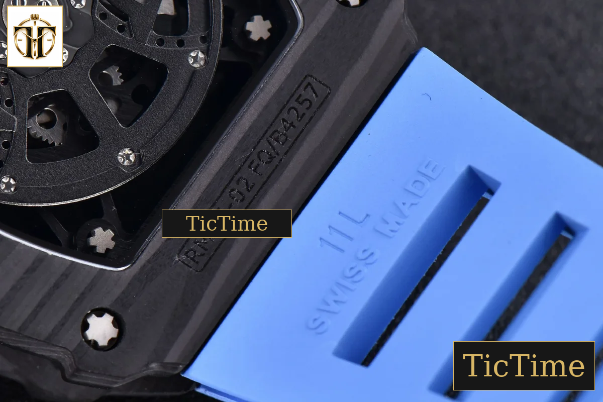 RM035-02 KVF Skeleton Dial Red Blue Rubber Strap V3 Miyota8215 — foto 18