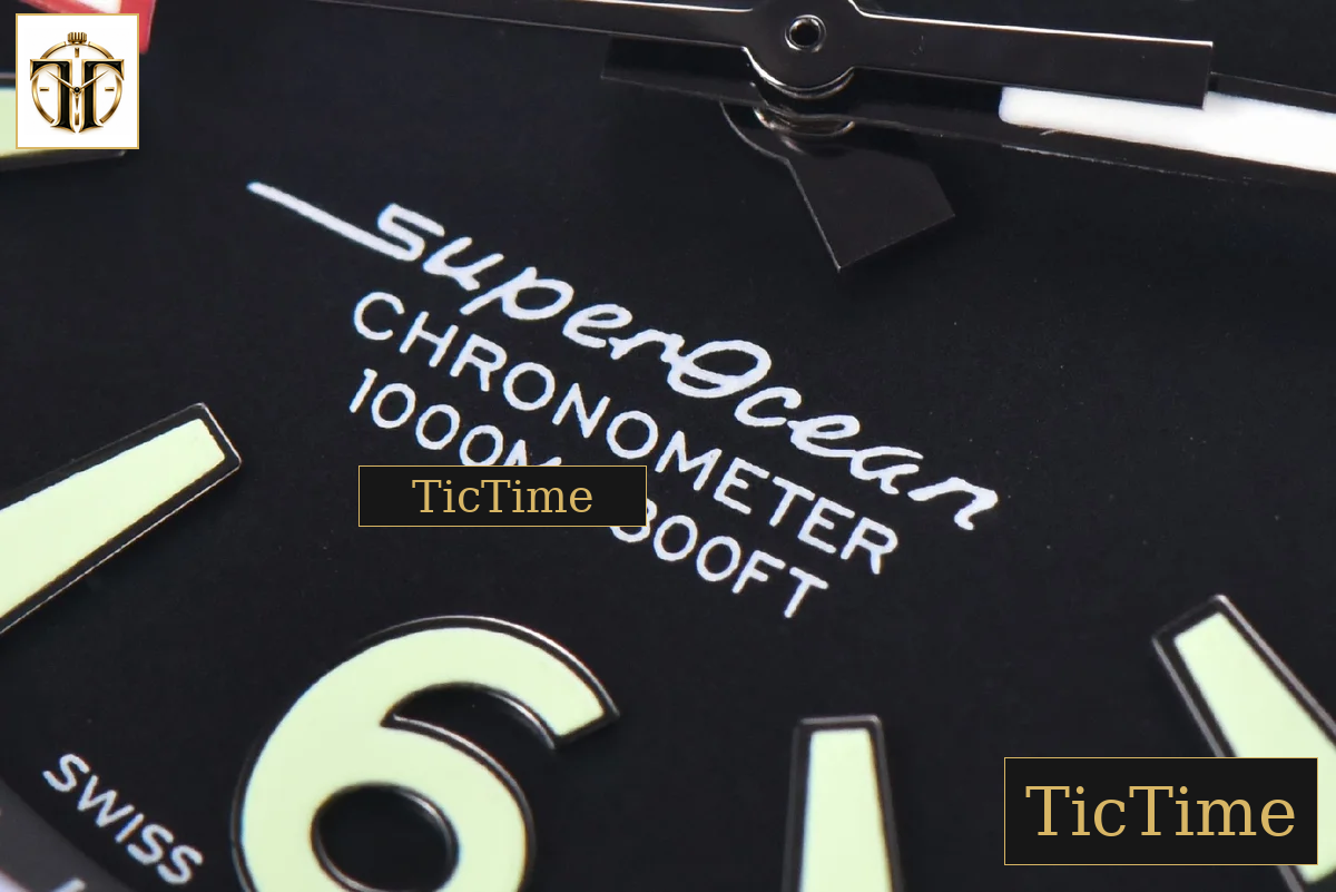 Superocean Automatic 44mm TF Black Dial SS Bracelet A2824 — foto 8