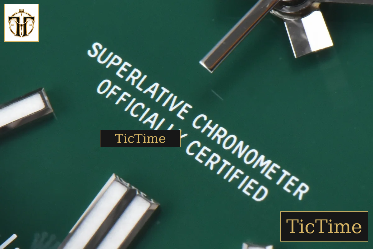 Oyster Perpetual 904L 126000 36mm Clean Factory Green Dial SS Bracelet VR3230 — foto 7