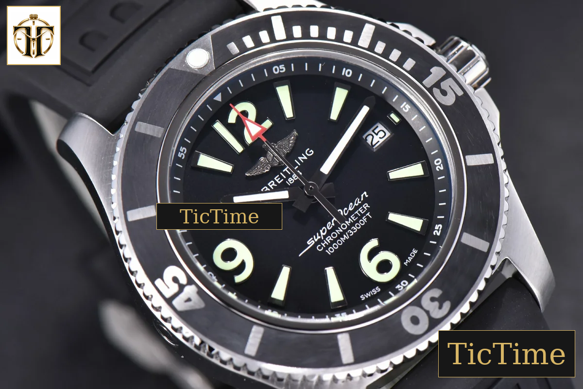 Superocean Automatic 44mm TF Black Dial Black Rubber Strap A2824 — foto 9
