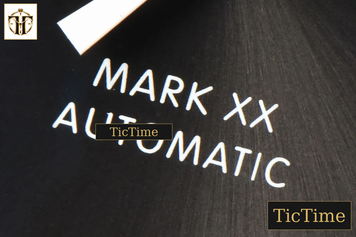 Mark XX Ti Case IWC328201 40mm V7F Black Dial Black Leather Strap A2892 — foto 6