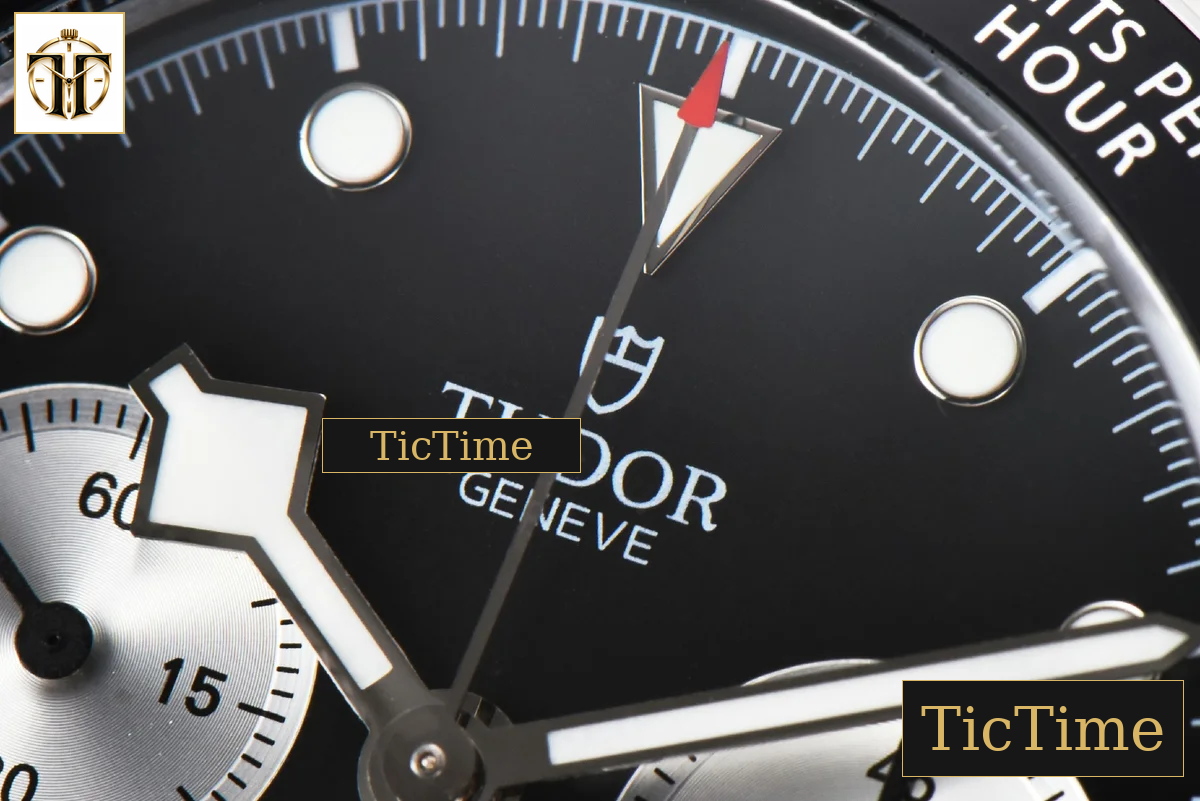 Black Bay Chrono 41mm TWSF Black Dial SS Bracelet A7750 — foto 5