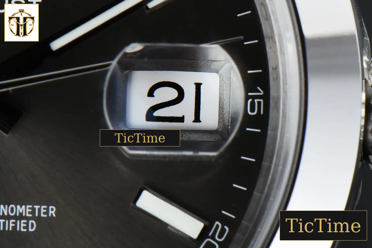 DateJust Smooth Bezel 126300 41mm VSF Gray Dial Oyster Bracelet VS3235 — foto 9