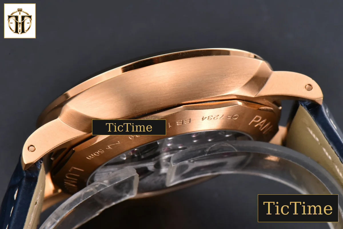 PAM1112 44mm TTF RG 44 Blue Dial Blue Leather Strap P9010 — foto 16