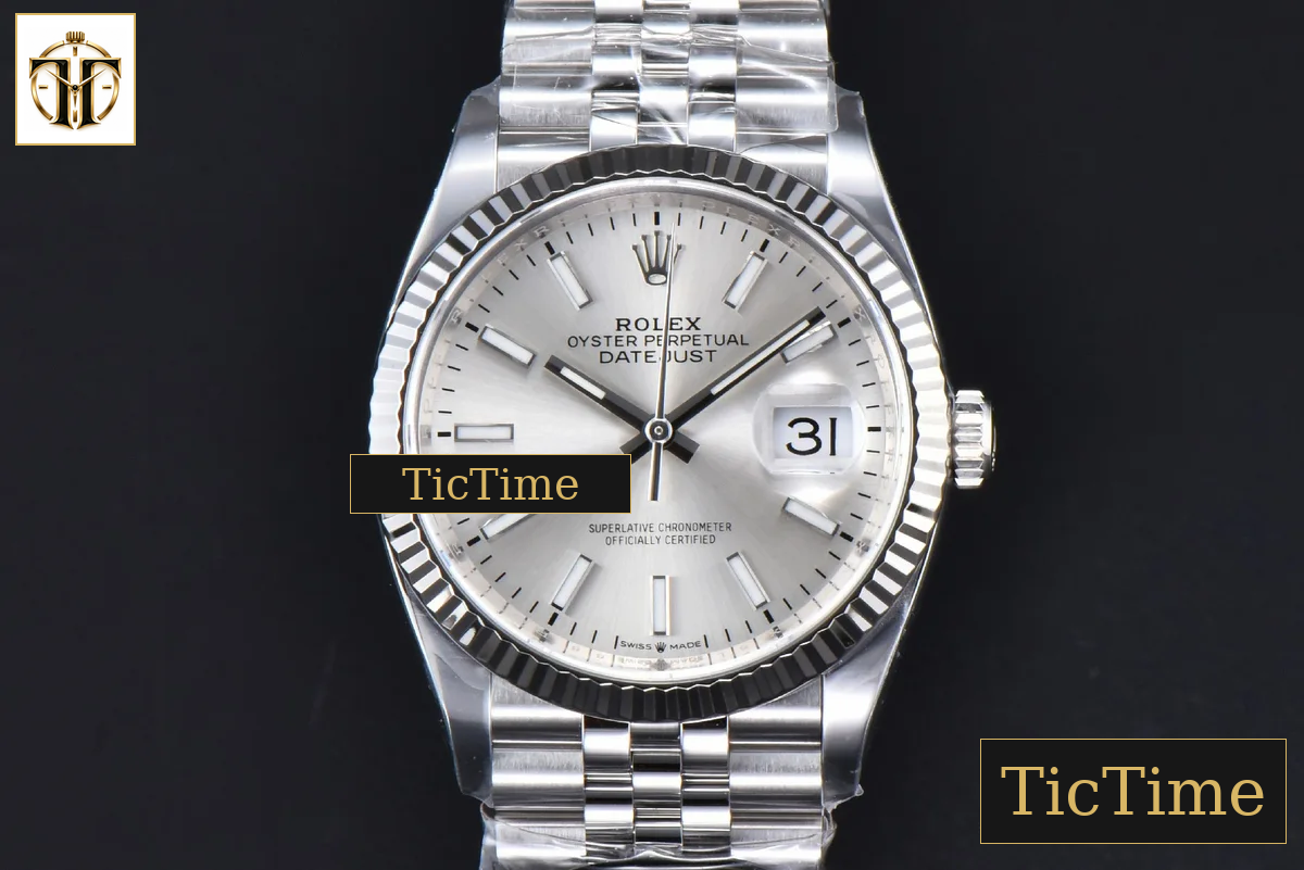 DateJust 126234 36mm Clean Factory Silver Dial Jubilee Bracelet VR3235 — foto 2