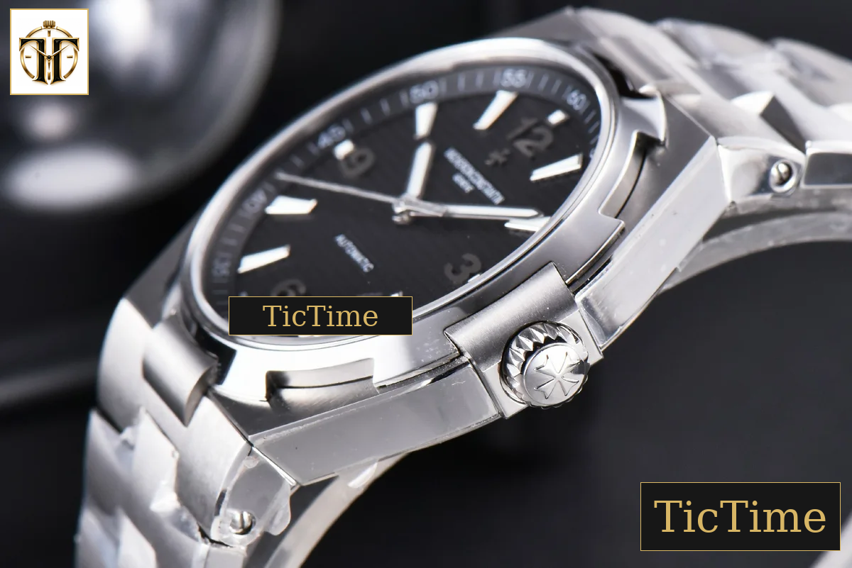 Overseas 47040 42mm MKF Black Textured Dial SS Bracelet 9015 — foto 21