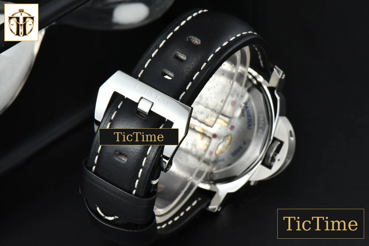 PAM915 44mm HWF Black Dial Black Leather Strap A6497 — foto 13