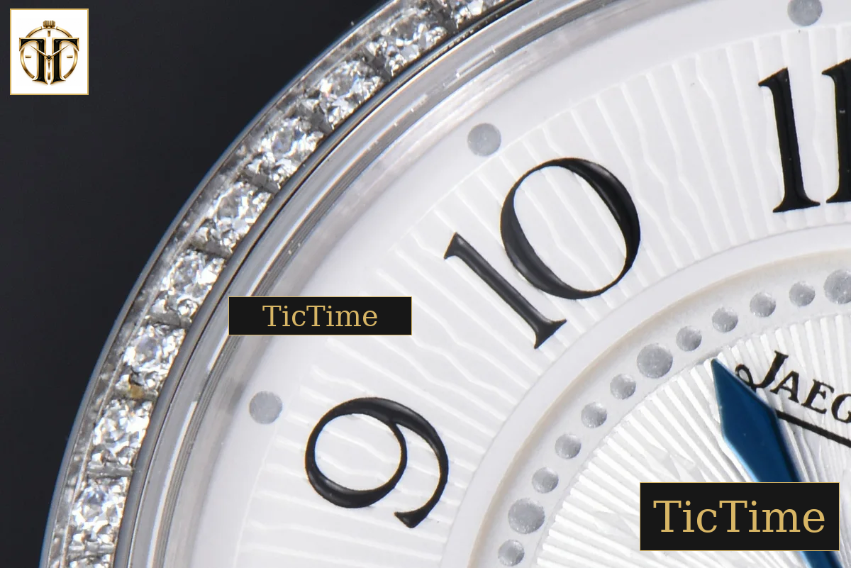 Rendez-Vous Night & Day 34mm APSF Diamond White Textured Dial Blue Leather Strap A898 — foto 5