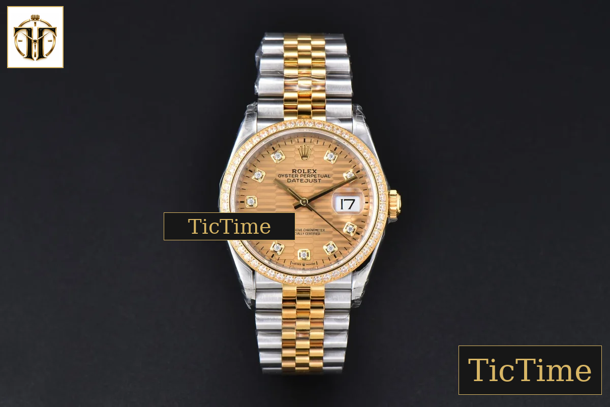 DateJust 126233 36mm VSF YG/SS Diamond YG Motif Dial Diamond Marker Jubilee Bracelet VS3235 — foto 3