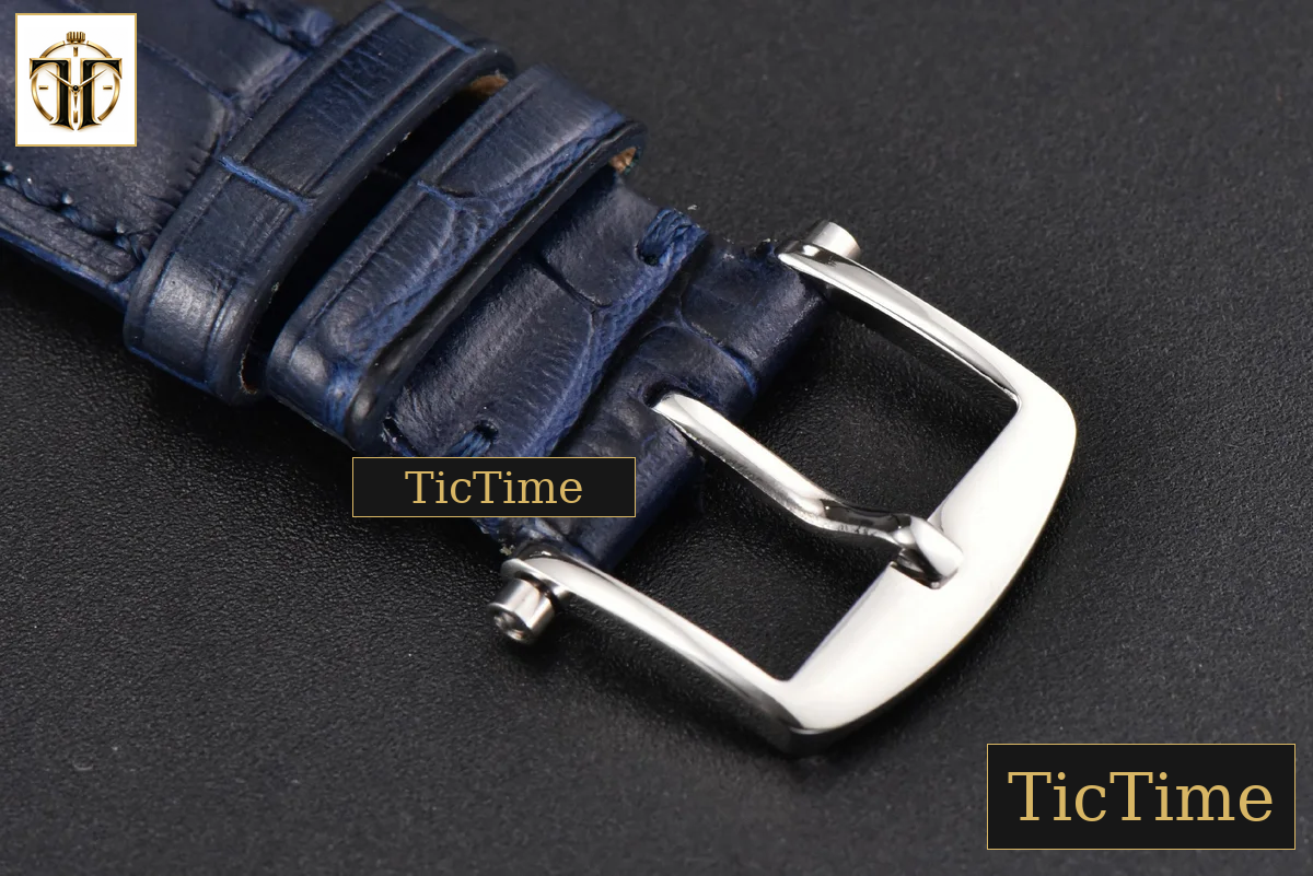 Classique 5177 38mm LTF Black Dial Digital Marker Blue Leather Strap MY9015 — foto 27