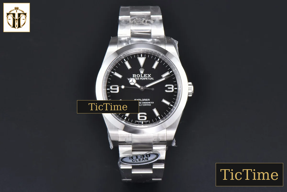 Explorer I 904L 214270 39mm Clean Factory Black Dial SS Bracelet VR3132 — foto 3