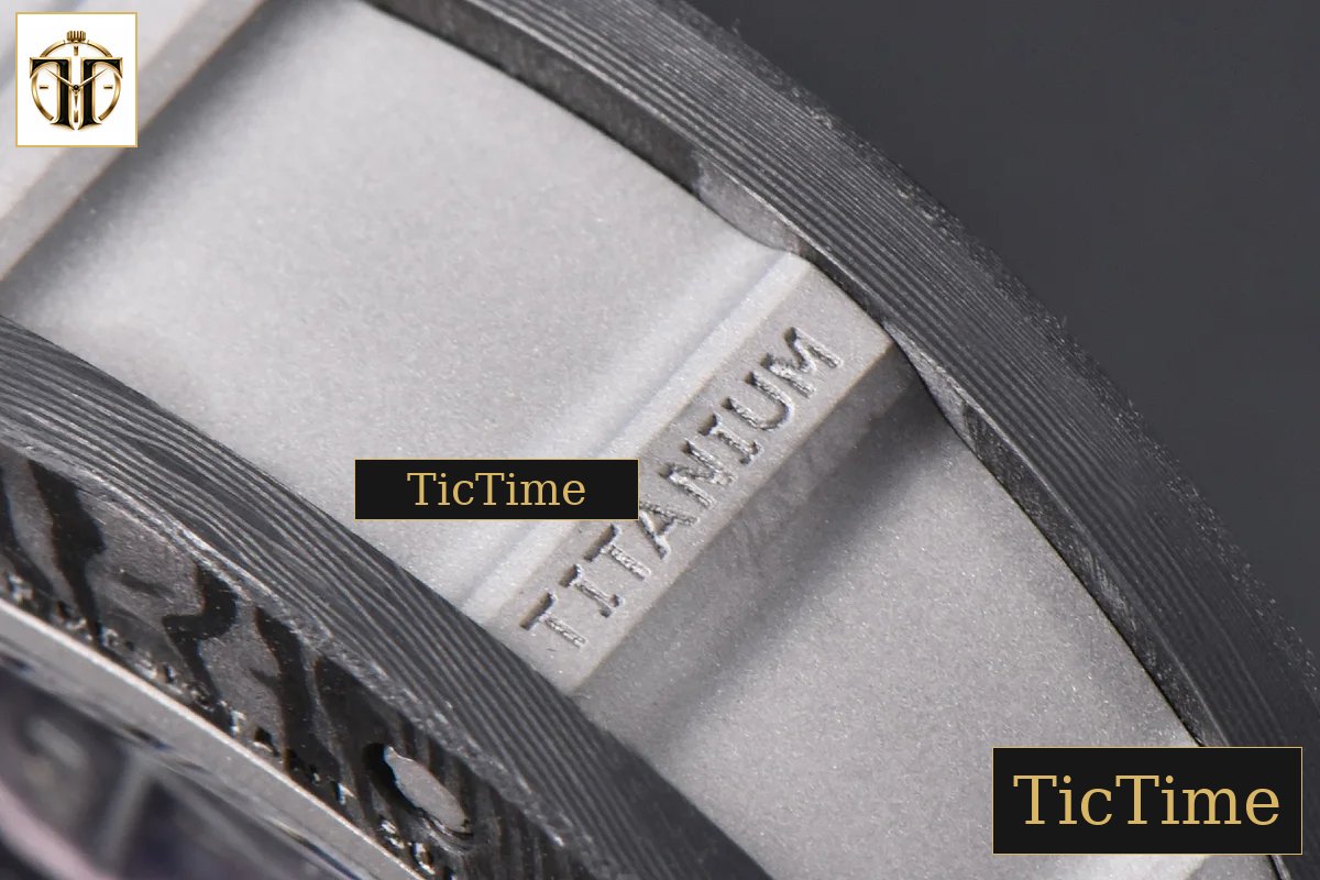 NTPT RM055 43mm ZF White Bezel White Crown White Rubber Strap V6 RMUL2 — foto 17