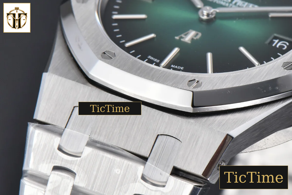 Royal Oak “50th Anniversary” 16202 39mm ZF Green Gradient Dial SS Bracelet A7121 — foto 11