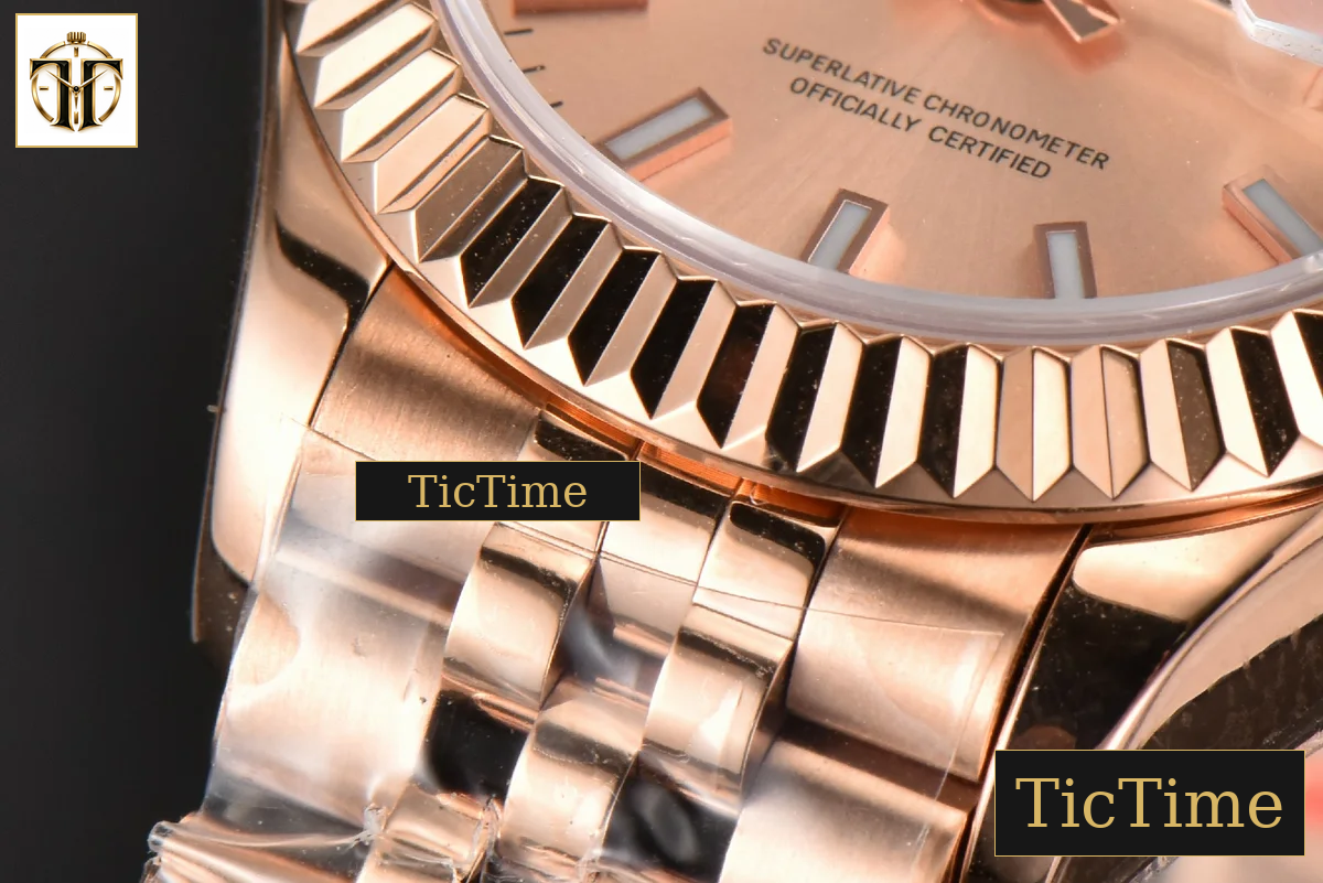 DateJust Ladies 28mm WF RG RG Dial Lume Marker Jubilee Bracelet A2236 — foto 11