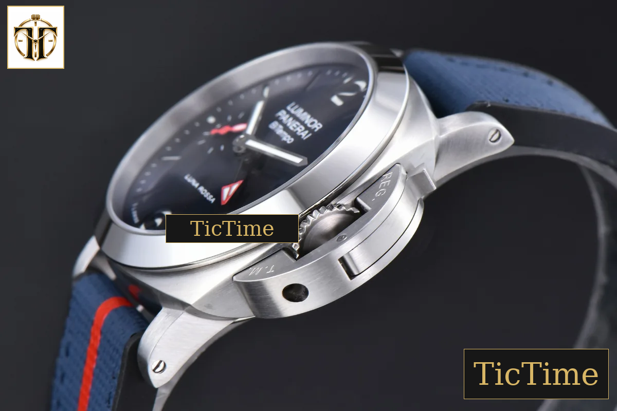 Quaranta BiTempo Luna Rossa PAM1404 40mm VSF Blue Dial Gummy Strap P900 — foto 11