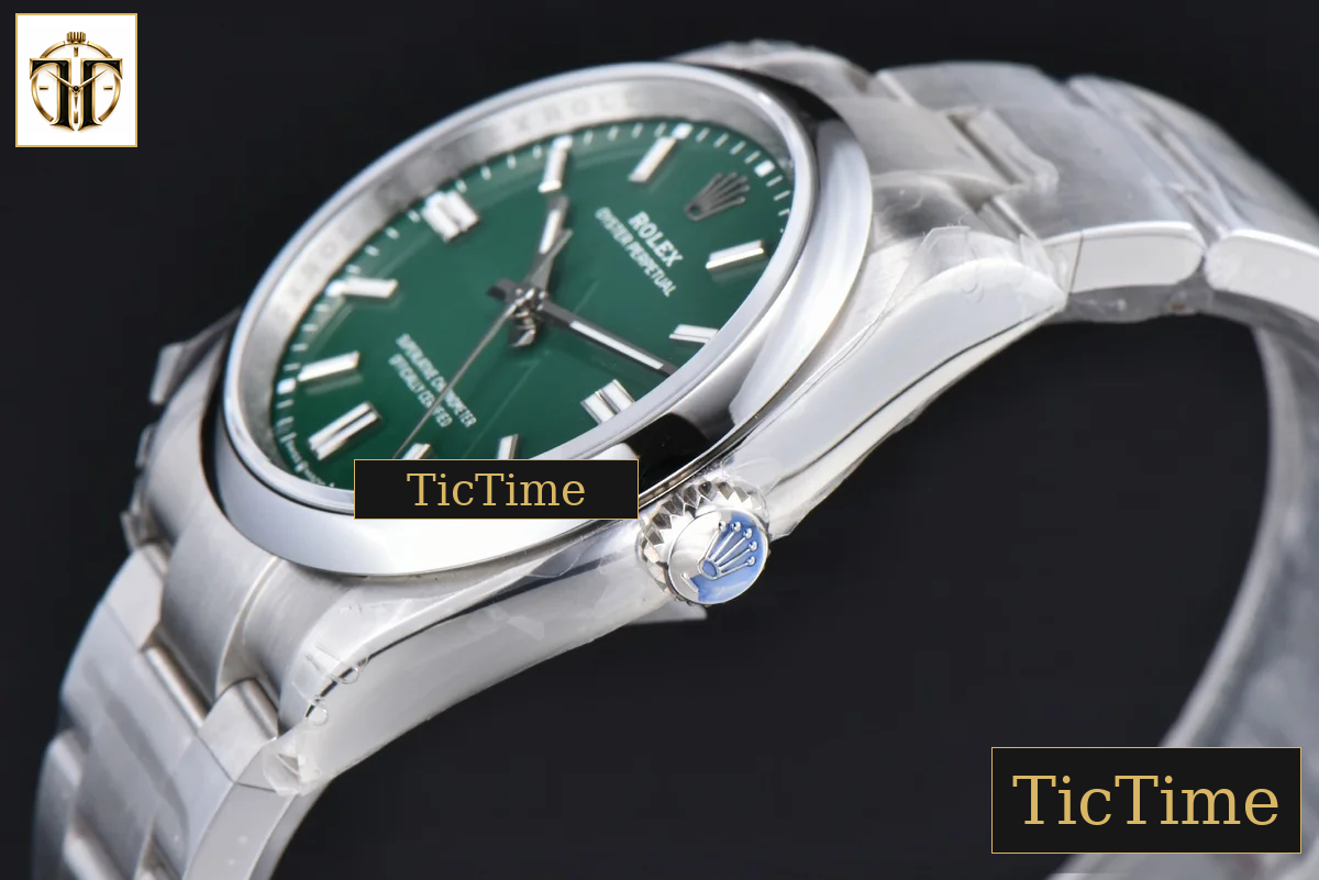 Oyster Perpetual 904L 126000 36mm VSF Green Dial Bracelet VS3230 — foto 10