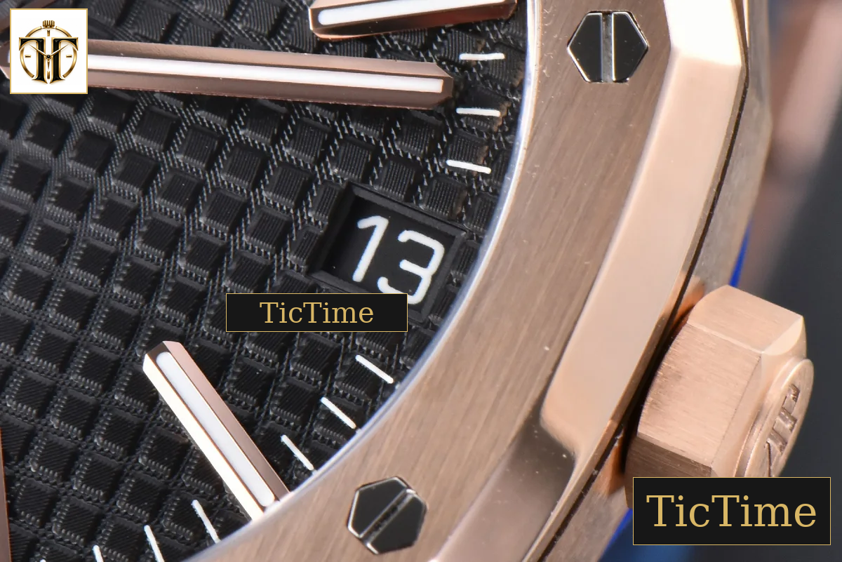 Royal Oak “50th Anniversary” 15510 41mm APSF RG Black Dial RG Bracelet V2 Free Sprung SA4302 — foto 7