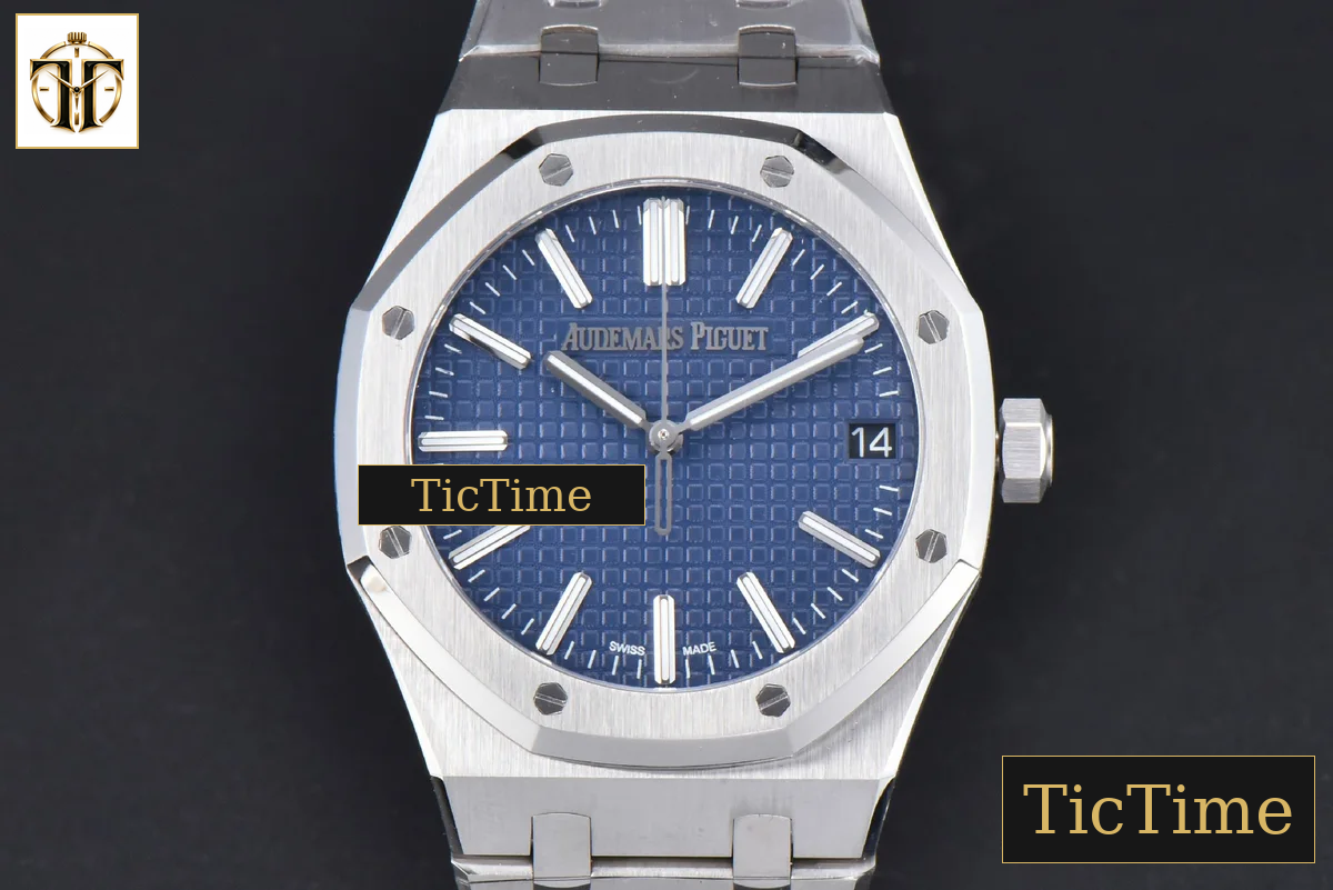 Royal Oak “50th Anniversary” 15510 41mm APSF SS Blue Dial SS Bracelet V2 Free Sprung SA4302 — foto 2